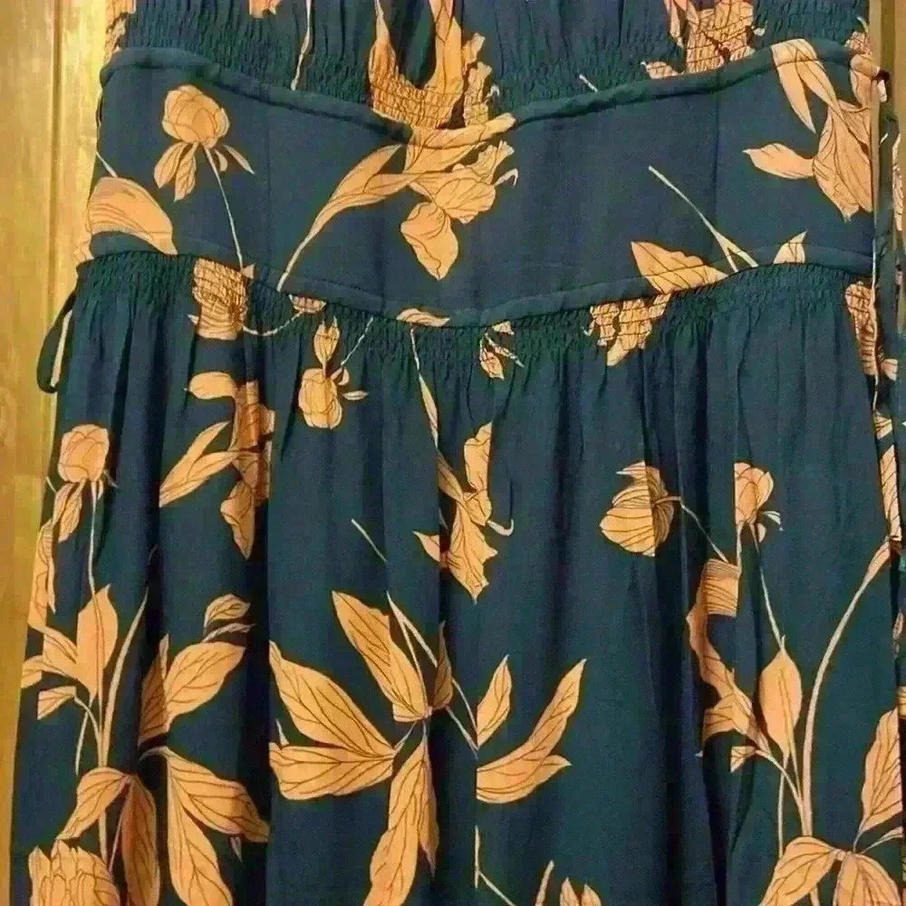 Thakoon Floral Deep-V Neck Maxi Dress Black Size 2 & Size 8 NWT - Picture 7 of 11